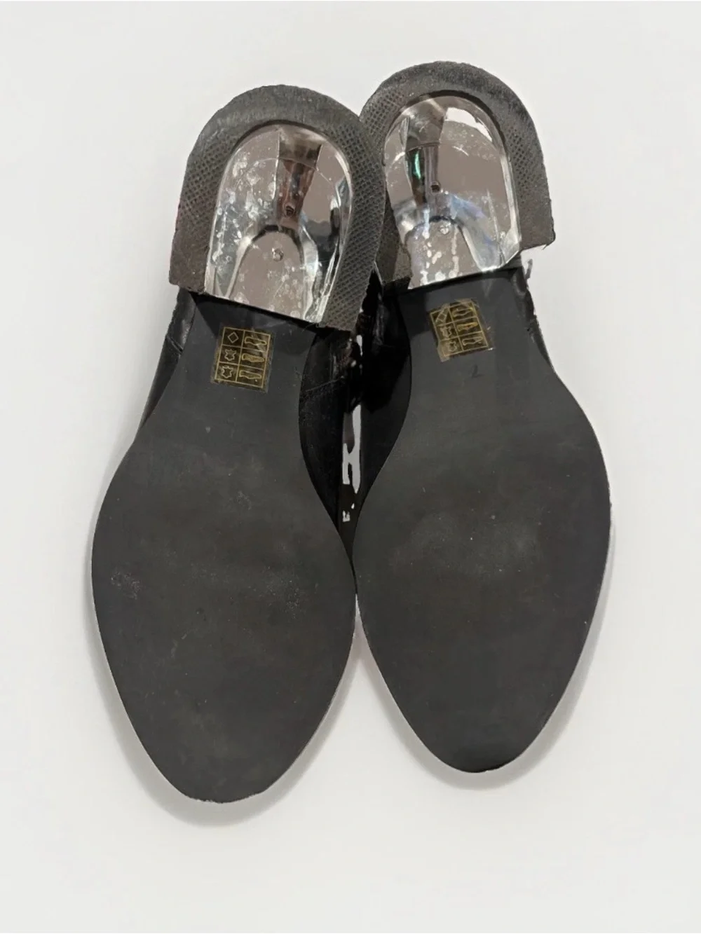 Jeffrey Campbell Boone Cage Heel Booties Size 7
